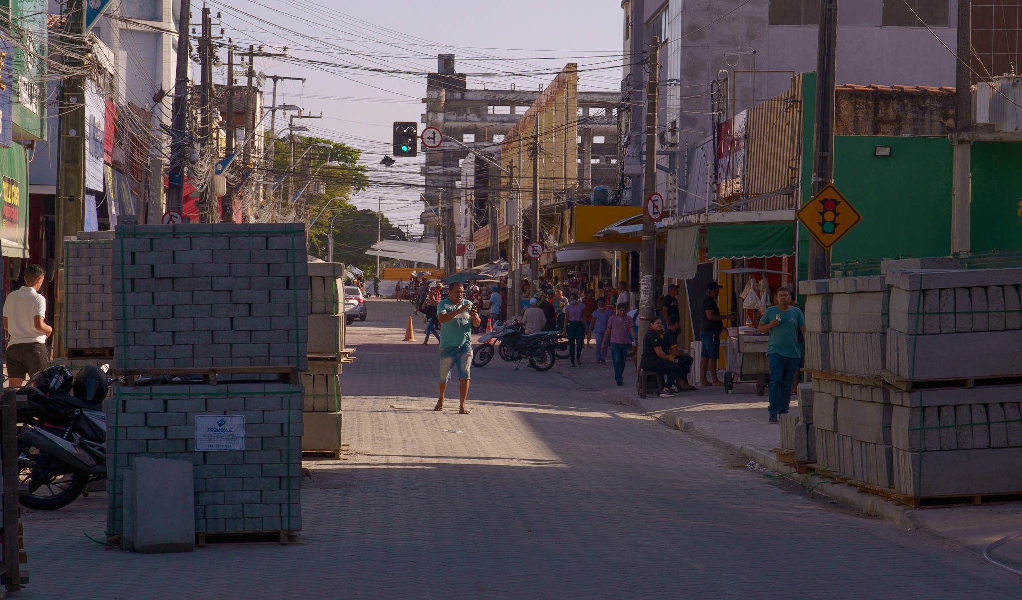 obras na rua 24 de maio